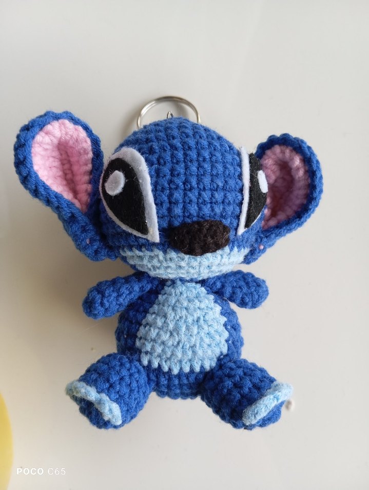 amigurumi stick anahtarlık